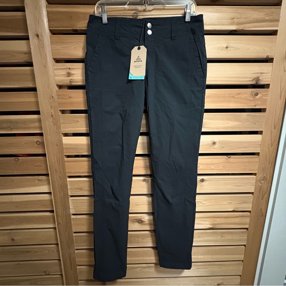 NWT Prana Kalinda Black Size 6 Cotton Nylon Blend Hiking Outdoor Pant